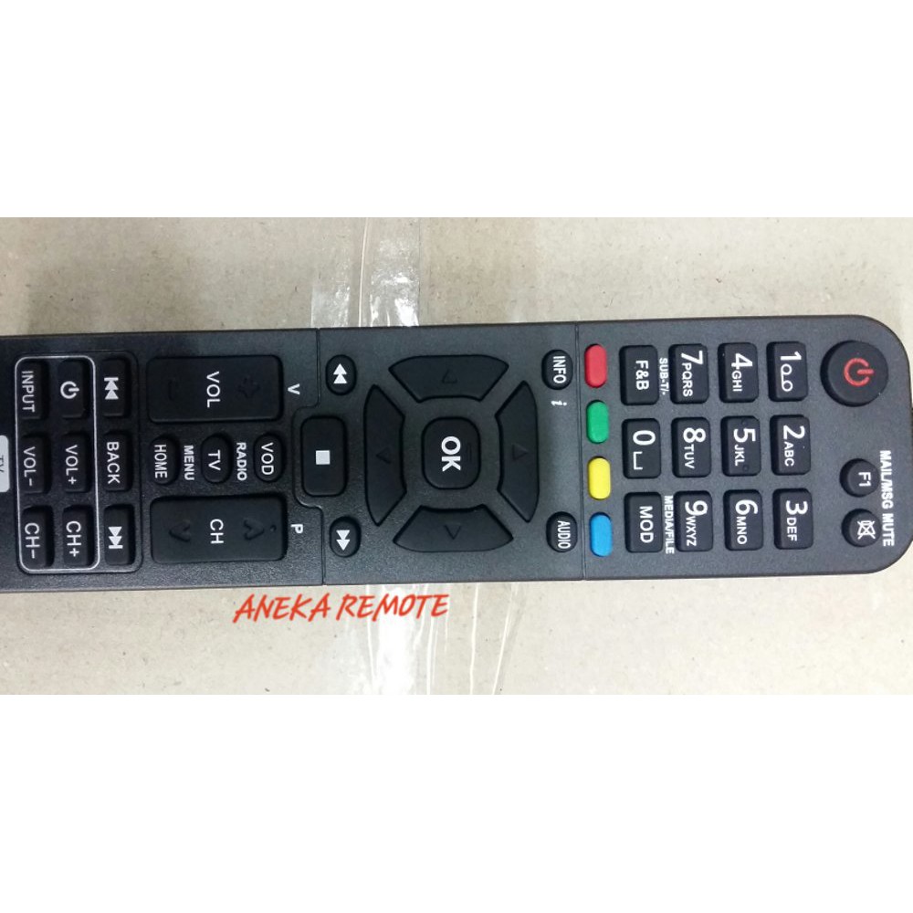 REMOTE REMOT RECEIVER STB PARABOLA NEXMEDIA  TV MULTI