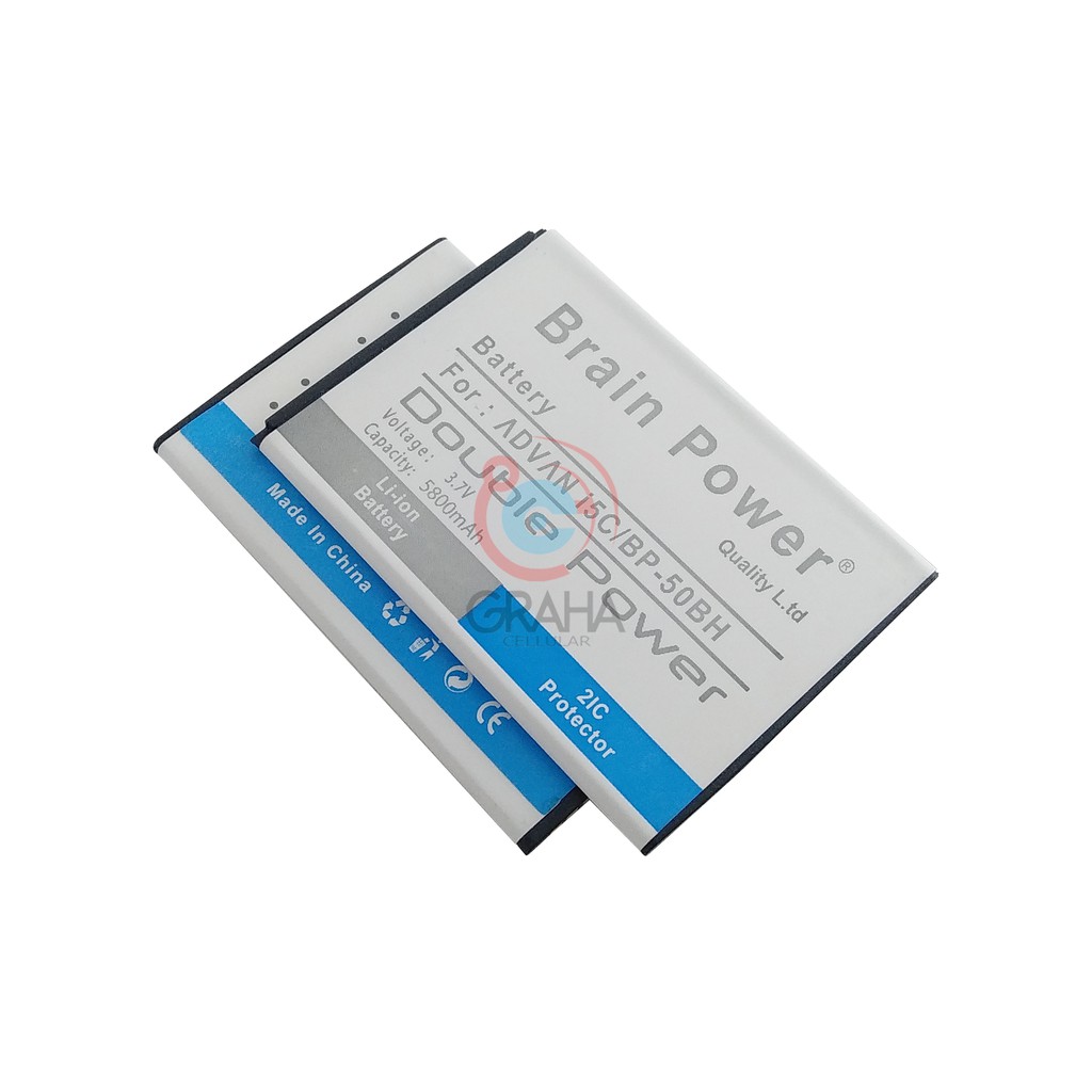 BATERAI / BATTERY / BATRE ADVAN I5C DOUBLE IC BRAIN POWER