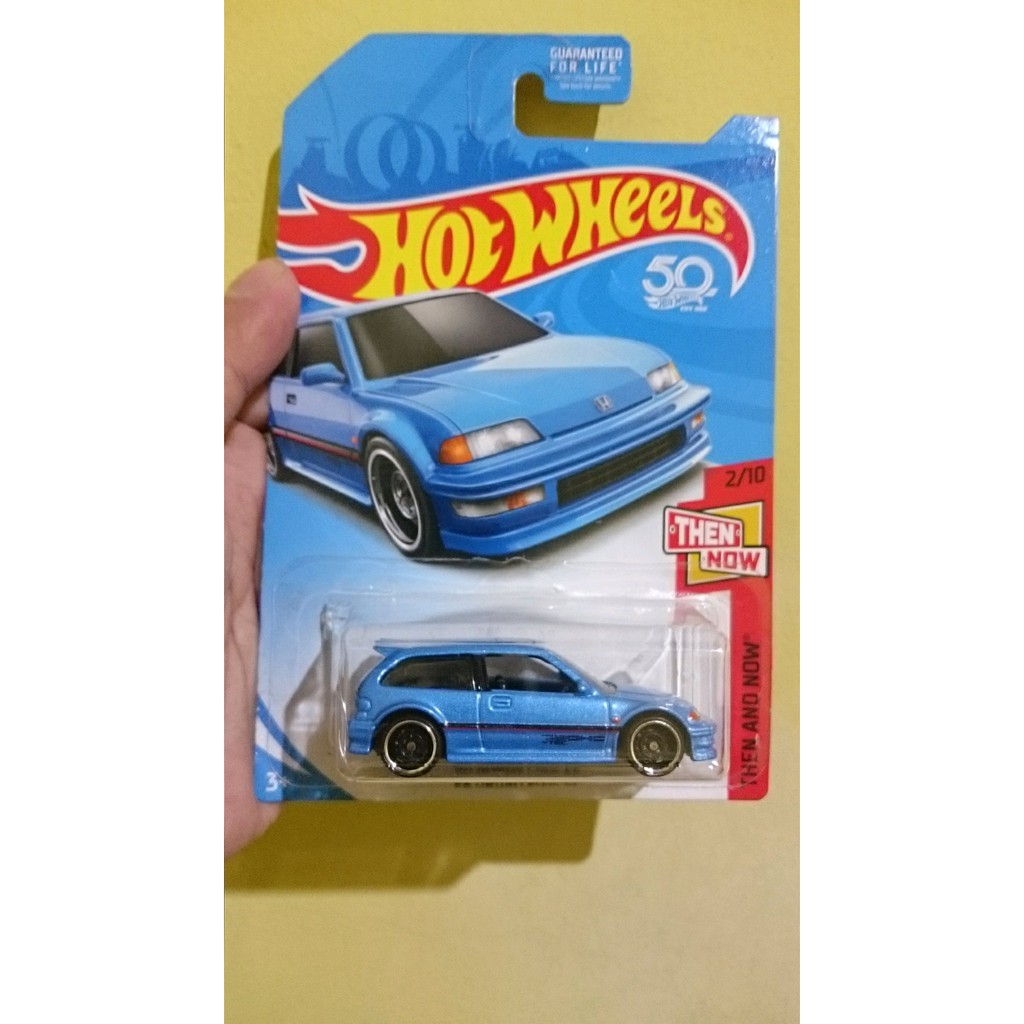 murah meriah hotwheels honda civic ef biru blue KMart dan US Card Terbaik