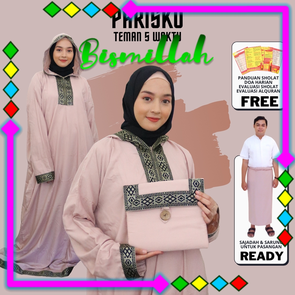 Mukena terusan polino renda mukenah mewah model mukena terbaru 2020 hoodie cierra