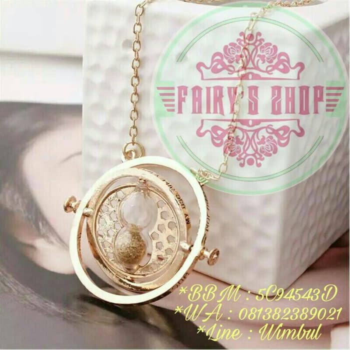 Original Kalung Jam Pasir Hermione ~ Harry Potter Premium Kekinian