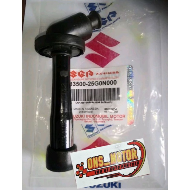 cangklong busi satria Fu kop busi satria Fu 150 original