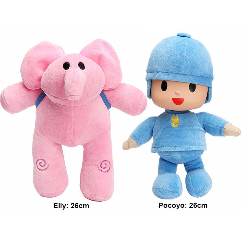 Baby Gift Toys Pocoyo Elly Loula Pato Character Nina Sleepy bird Figures Stuffed Plush Toys