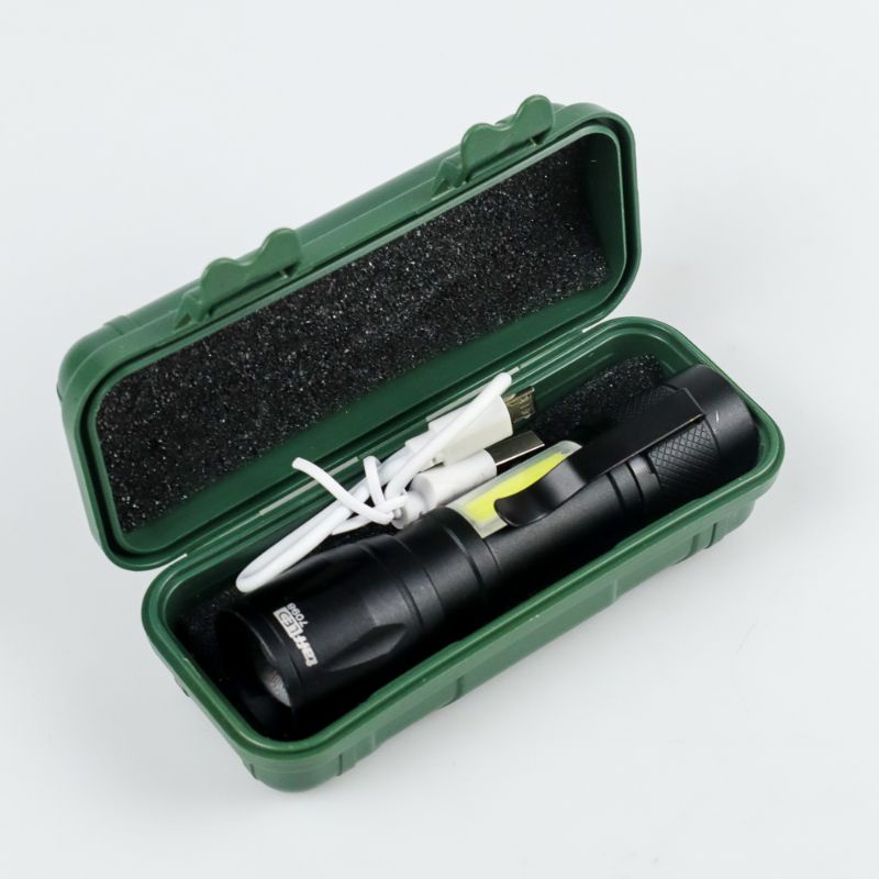 senter led mini charger 300 lumens original