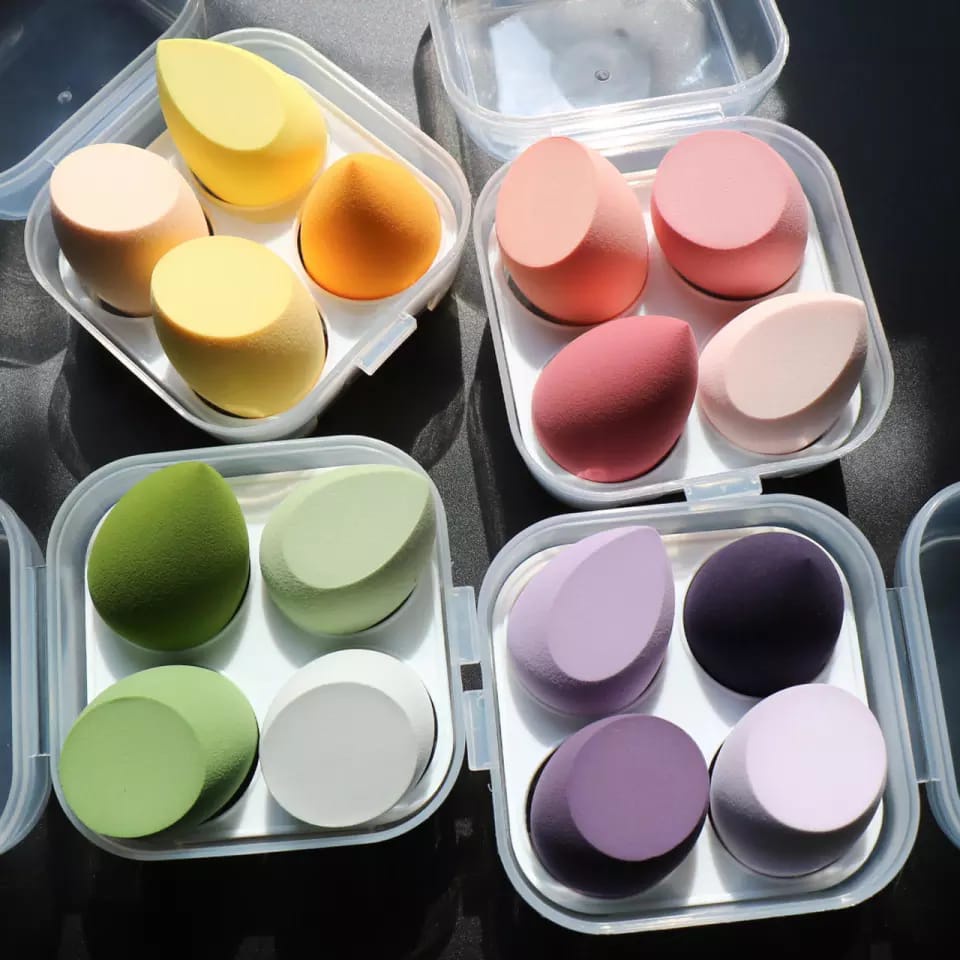 4Pcs/Set Spons Beauty Blender Sponge /Make Up Tools / Spons Blender / Spon Makeup Foundation / Bedak