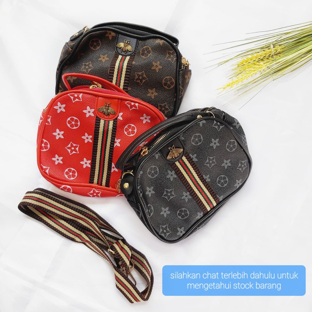 SLING BAG WANITA MOTIF KECIL MINI KOREA TAS SELEMPANG SHOULDER BAG