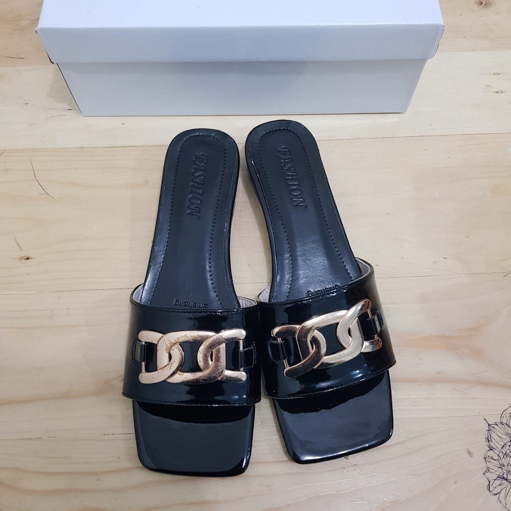 [✅BISA COD] 0227 SANDAL WANITA IMPORT HAK TAHU RENDAH (REAL PICTURE)