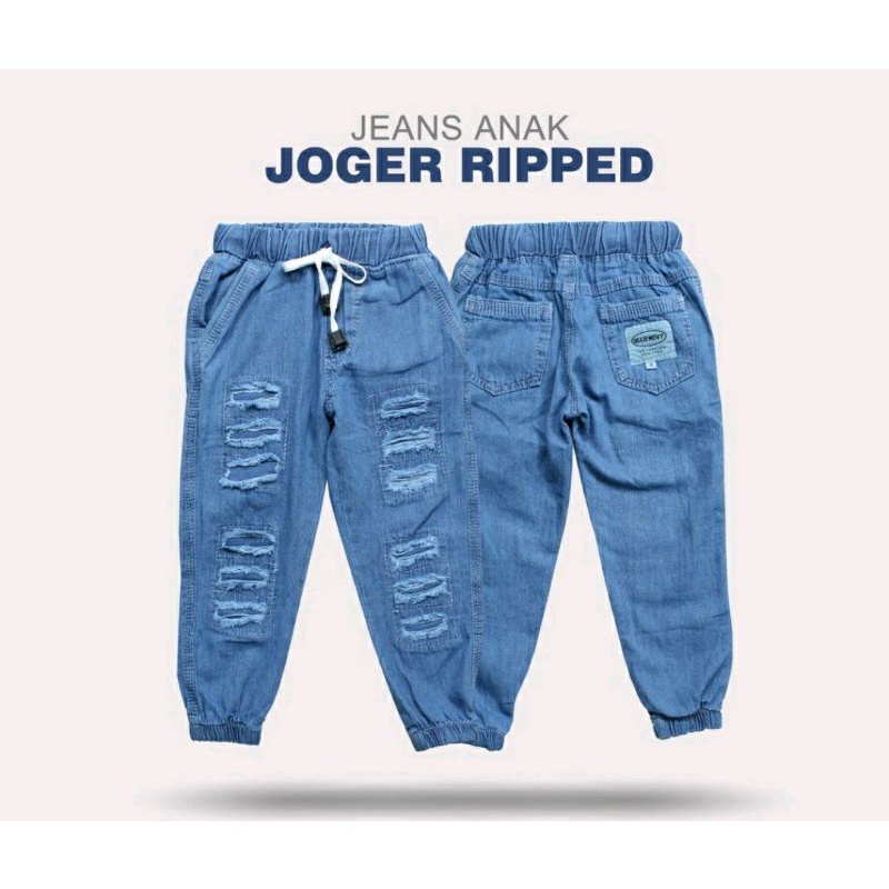 JOGER RIPPED CELANA JOGER ANAK 1-8Th Celana Panjang Anak Jeans CELANA JOGER JEANS / JOGER RIPPED / CELANA JOGER ANAK