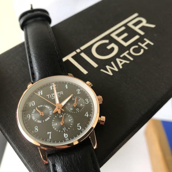 BASMINA_SHOP JUAL FREE BOX BATRE JAM TANGAN UNISEX TIGER PRIA WANITA TALI KECIL TERPOPULER