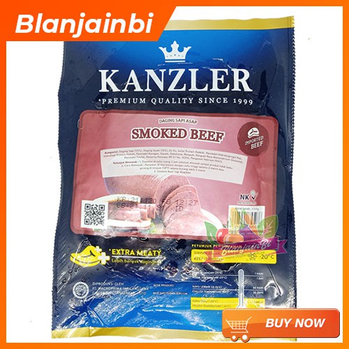 

Kanzler Smoke Beef 250gr Bandung