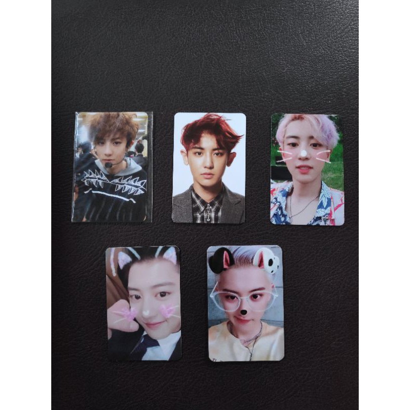 PC PHOTOCARD EXO CHANYEOL MAMA, OVERDOSE, KOKOBOP, UNIVERSE, WHAT A LIFE