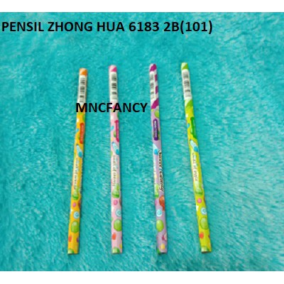 

pensil kayu /pensi Zhuang Hua 6183 (101) / harga Per lusin