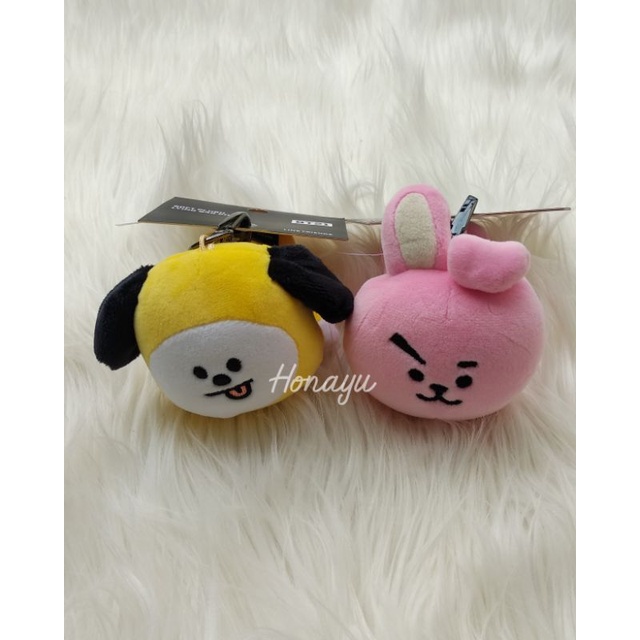 BT21 LYING BAG CHARM & MINI PLUSH OFFICIAL
