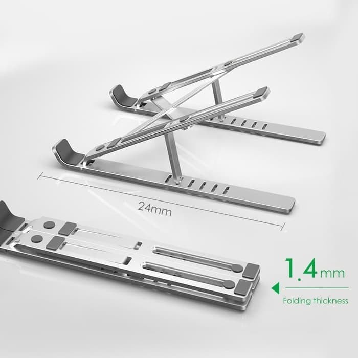 Portable Laptop Stand Holder - Dudukan Laptop Aluminium - Meja Laptop/stand holder