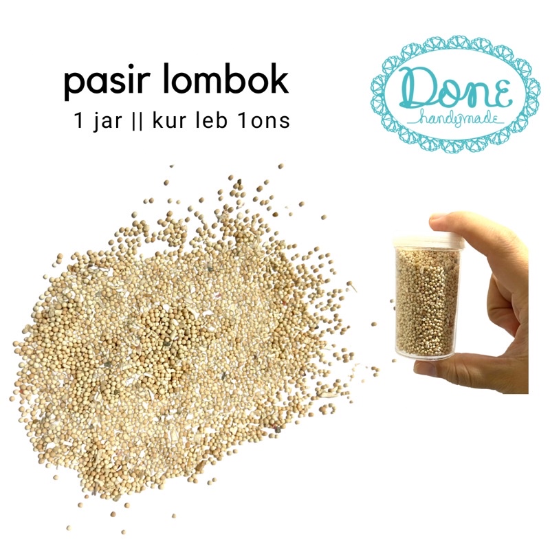 pasir lombok miniatur batu alam pasir alam terrarium hiasan resin