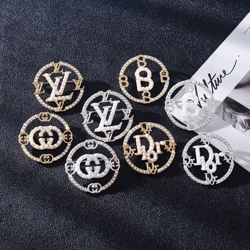 BROS BRANDED ALA CHNEL || BROS LOGO BRAND || BROS HURUF || BROS BAHU || BROOCH || PREMIUM BROOCH || 