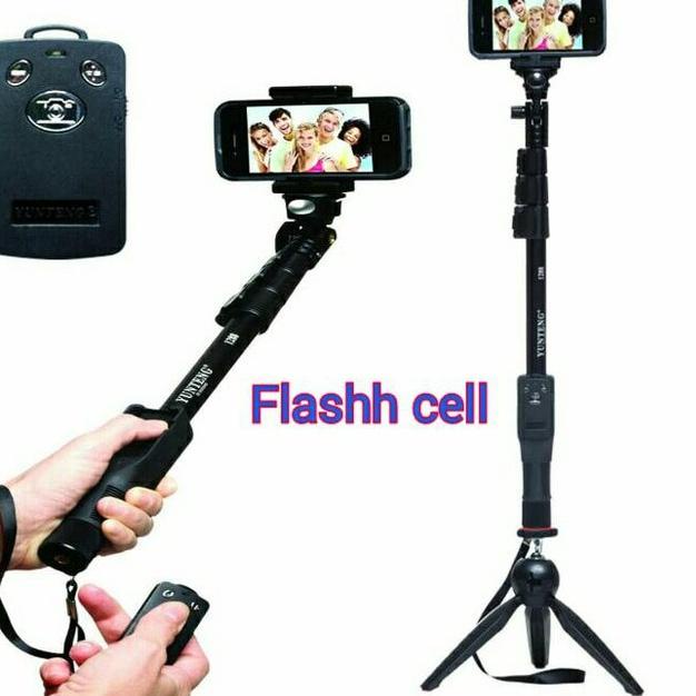 ➹ Tongsis Yunteng Bluethoot YT 1288 + Tripod YuntengYunteng no ➵
