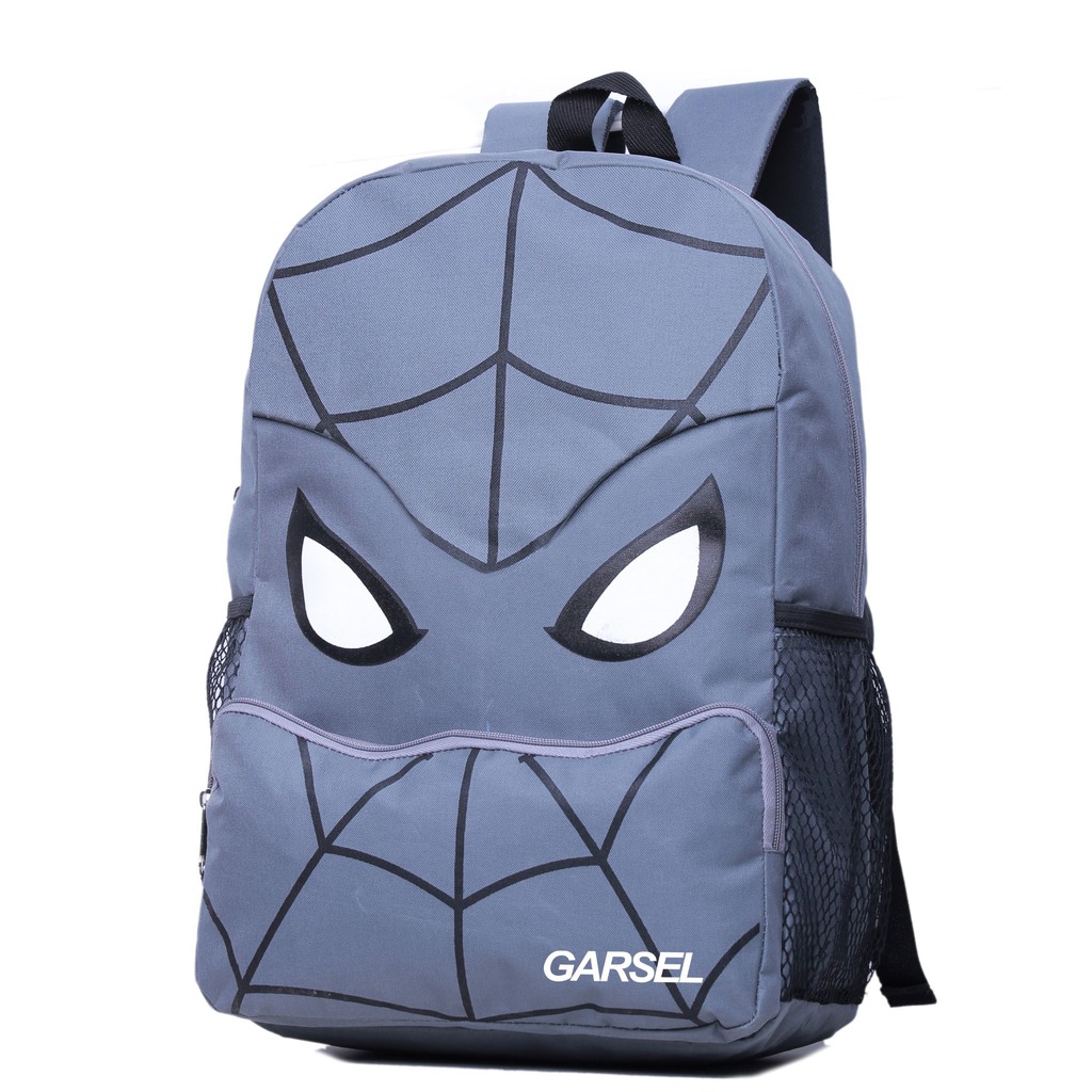 tas anak laki laki grey-blue marvel GSL-383 backpack sekolah ransel anak cowo murah / tas anak sd-tk