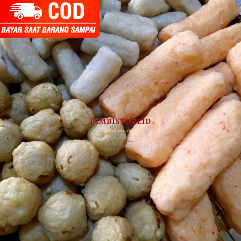 

(JAMBISTOREID) Pempek Lenjer Besar Panjang Udang Seafood Jambi Dikirim Langsung bisa COD Frozen Food