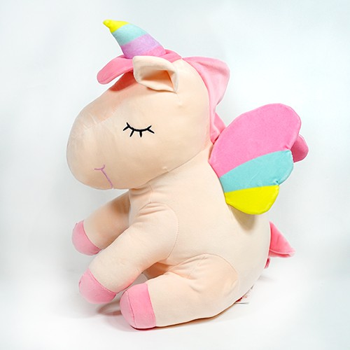 Boneka Unicorn Jumbo Istana Boneka Sit Unicorn Rainbow