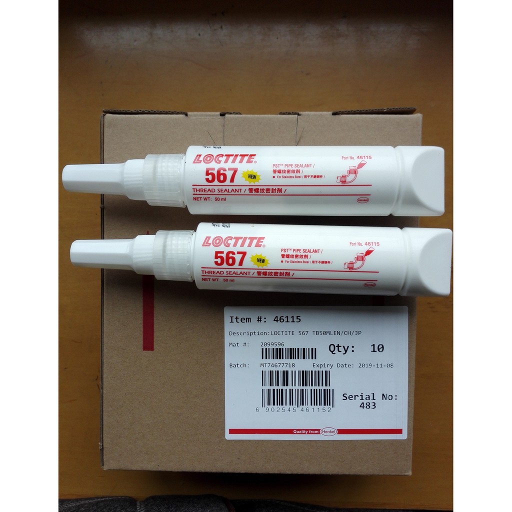 Loctite 567 PST Thread Sealant With PTFE Loctite Thread Sealant