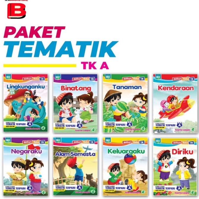 Jual Buku Pelajaran Tk Paket Tematik Tk A Zikrul Hakim Bestari