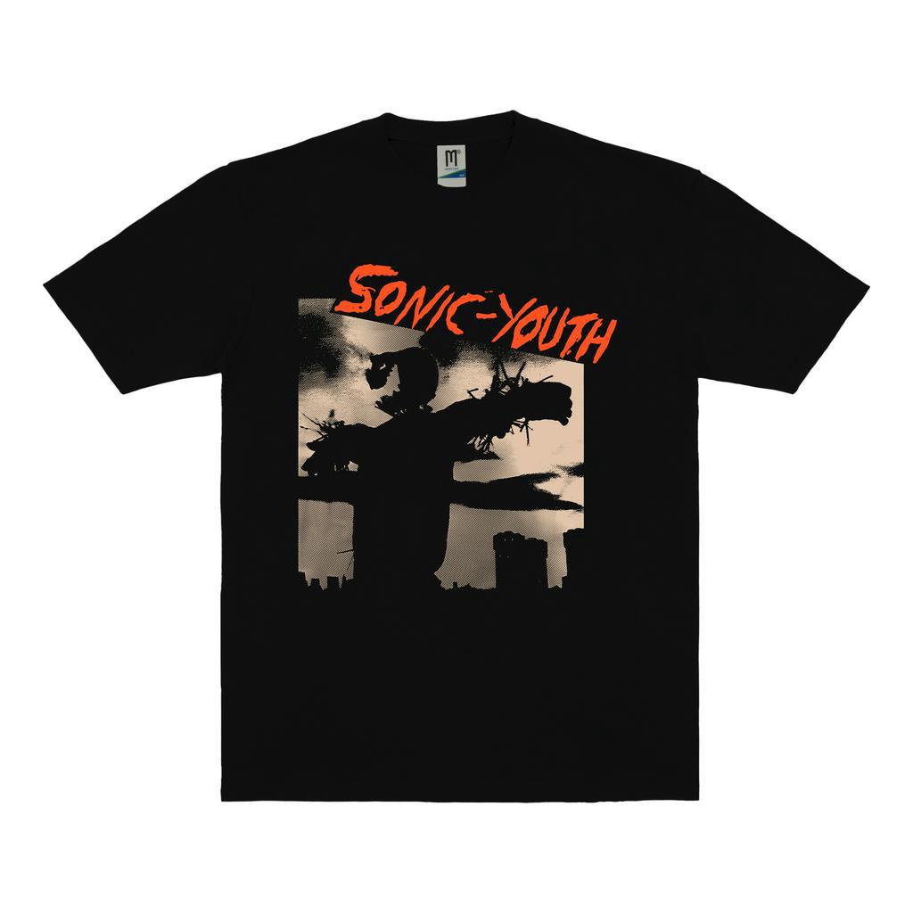 KAOS BAND SONIC YOUTH BAD MOON RISING VINTAGE | T-SHIRT BAND SONIC YOUTH | SONIC YOUTH HITAM