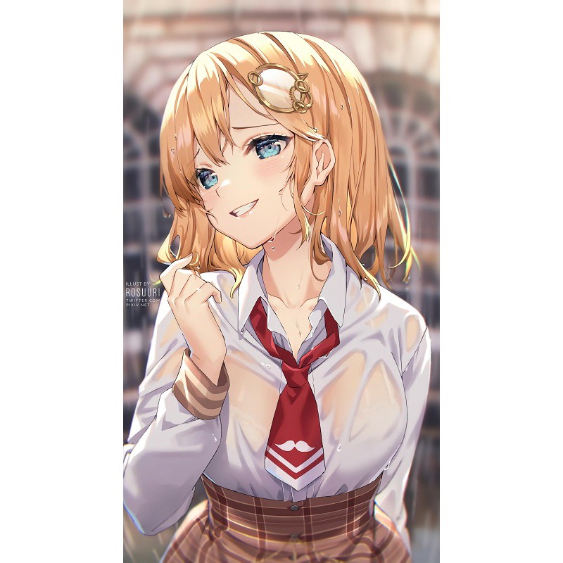 Poster Anime HOLOLIVE Watson Amelia full colour uk a3+ murah meriah istimewa kwalitas hd istimewa-3