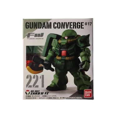 Gundam converge ZAKU II FZ 221 Figure Bandai Mainan Anak Action Figure
