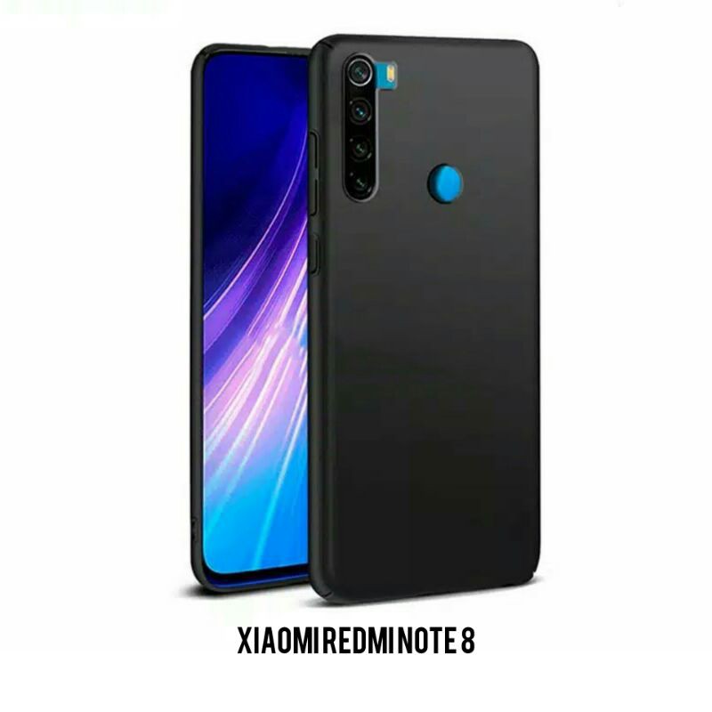 Loveh - Casing Xiaomi Redmi Note 8 Note 8 Pro Soft Case Polos Black