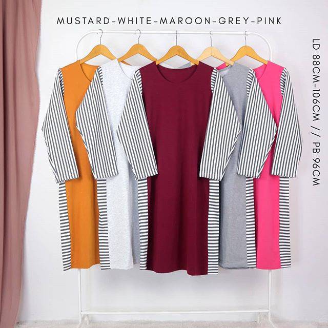 TUNIK KOMBINASI SALUR