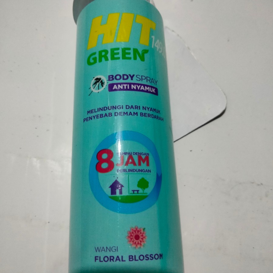 HIT Green Body Spray Light Sunshine 100ml hand body spray anti nyamuk