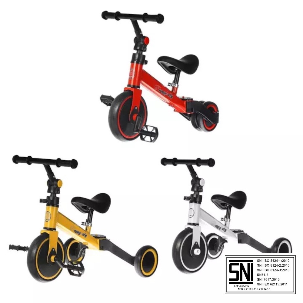 Mainan Sepeda Anak 3 Roda 2in1 Sepeda Keseimbangan/Balance Anak