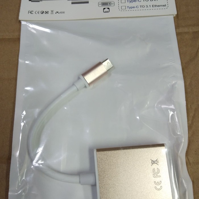 Converter USB Type C to VGA Female