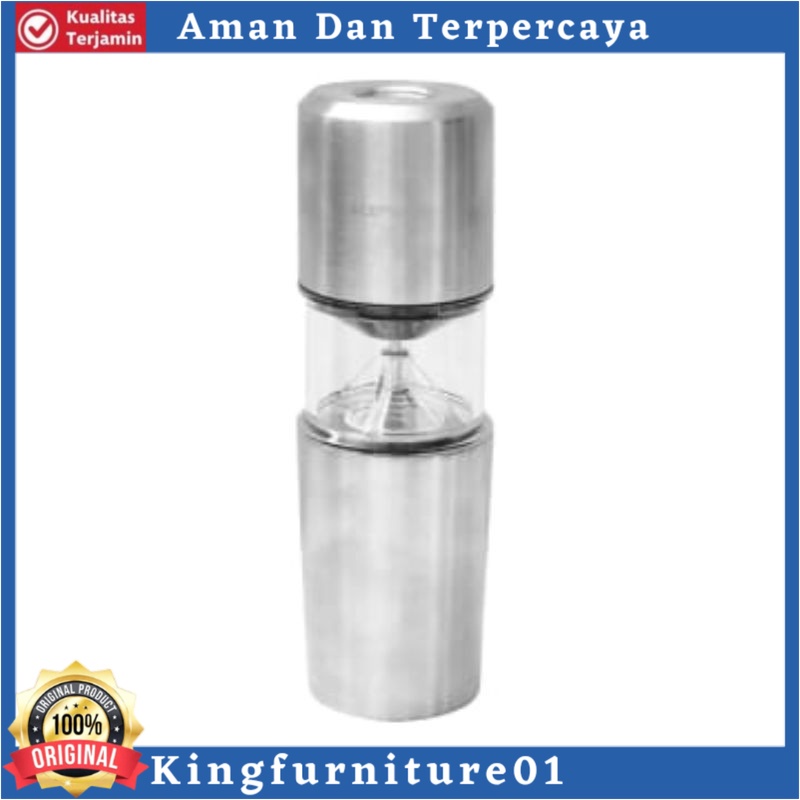 Acepresso Coffee Grinder 2 In 1 Silver Rechargeable