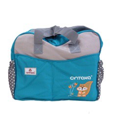 Tas bayi besar saku bordir Polkadot,Tas bayi besar polkadot cintaka,Chintaka