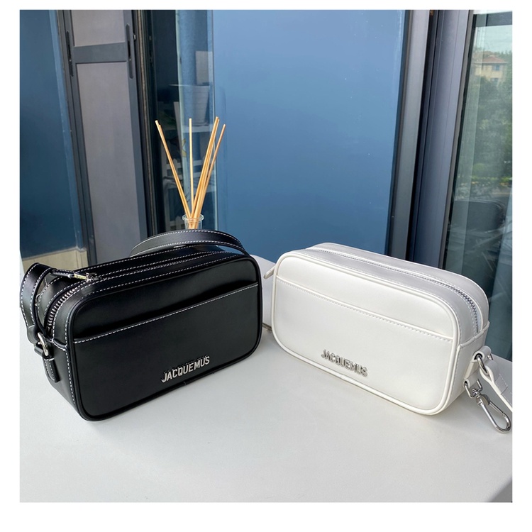 Original Jacquemus unisex style/cross-body bag/camera bag/shoulder bag