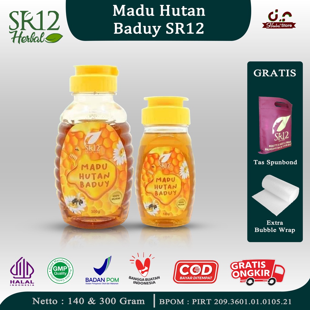 

Madu Hutan Baduy SR12 Asli Original Murni 140g 300g Untuk Anak Anak Promil Bpom