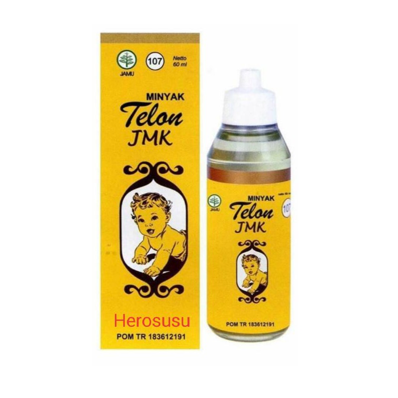 Minyak Telon Bayi JMK 60 ml &amp; 100 ml (Asli Warisan Nyonya Meneer)