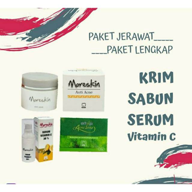 PAKET JERAWAT MURAH NASA, EAAFS, SERUM VIT C, X ACNE