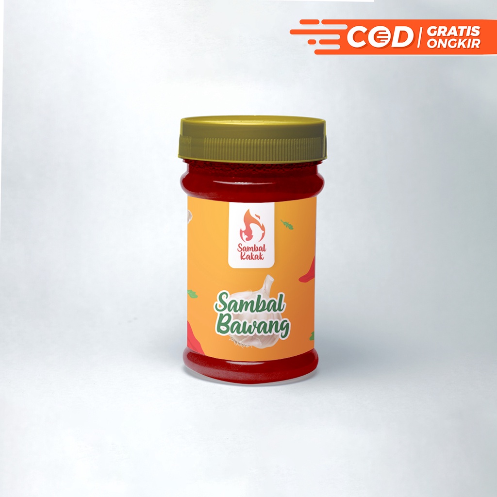 

Sambal Bawang Sambel Pedas Asin Cabe Cabai Extra Hot Makanan Siap Saji 150 ml