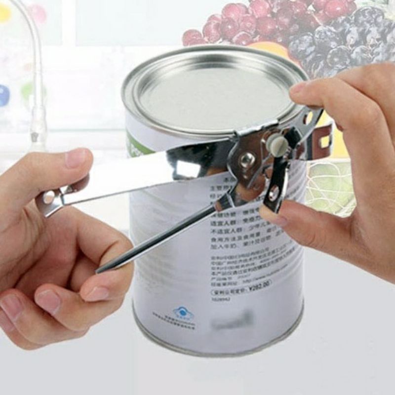 ~ PIYOSHI08 ~ Alat Pembuka Kaleng Bahan Stainless Steel Bukaan Tutup Botol Can Opener Stainless PD120