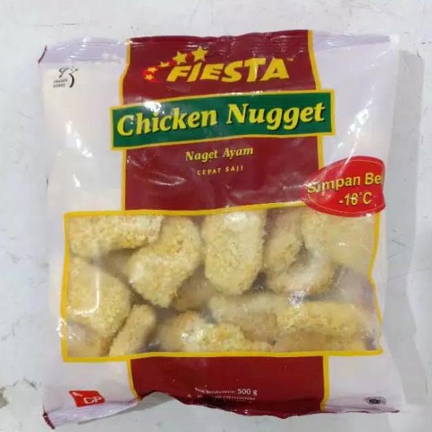 

MAKANAN BEKU / FIESTA CHICKEN NUGGET 500GR NON COD