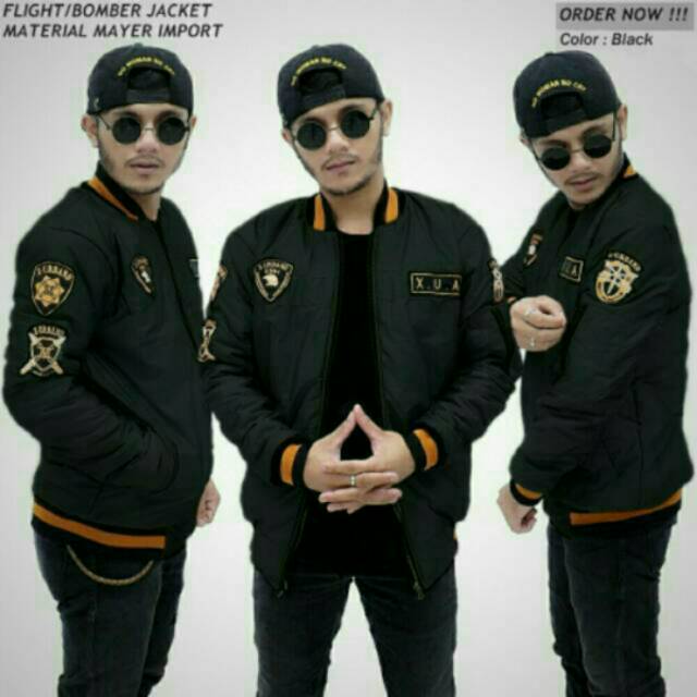 Jaket bomber X.U.A army