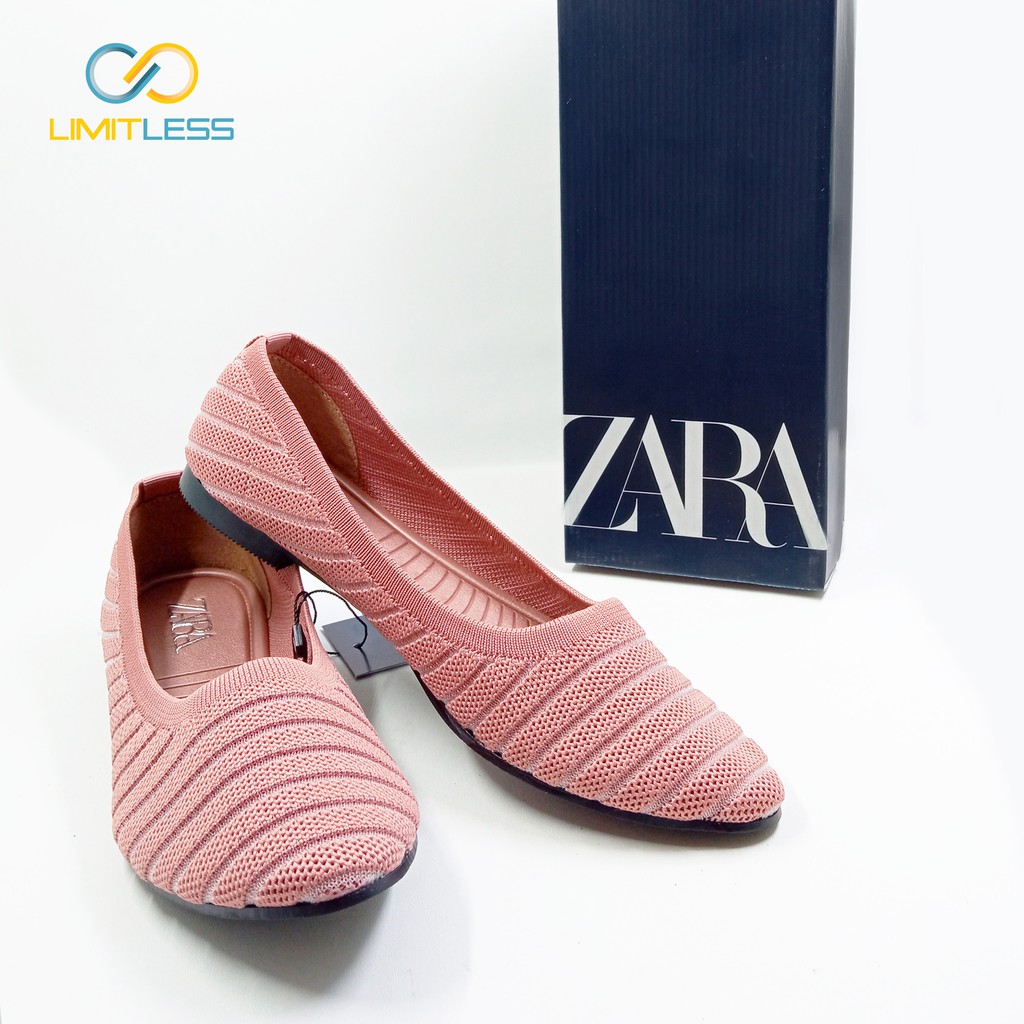 Sepatu Wanita Flatshoes Sepatu Flat Cewek Zara Laily Flat Shoes Fashionable Sepatu Wanita Kantor Hitam