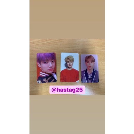 PC PHOTOCARD LY LOVE YOURSELF HER V dan ANSWER L JIMIN