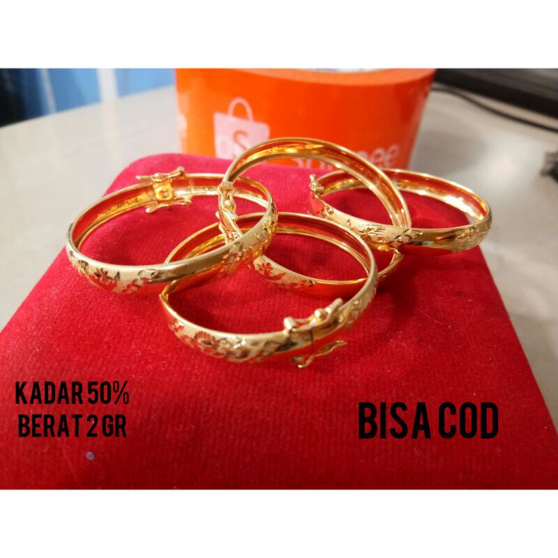 Gelang anak anak emas asli kadar 700 dan 420