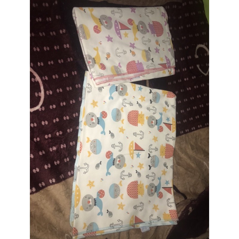 (harga SATUAN nett) bedong/swaddle velvet junior PRELOVED