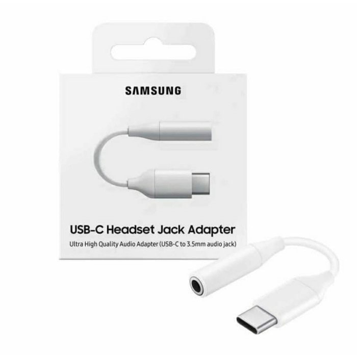 Samsung Converter USB Type C To Headseat Earphone Audio Colokan Jack Adapter Type C ke 3.5mm Sambungan Headset/konferter Handset-Handseat Tab S7 S8 Galaxy Note 20 Ultra 10 Plus 10+ 9 8 FE S20 Plus S21 S22 S21FE S20FE A53 A33 A73 A80 ZFold flip Z Fold 2 3