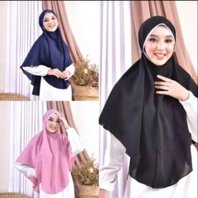 (jaz) BERGO AL AZHAR JUMBO hijab instan kerudung murah xl